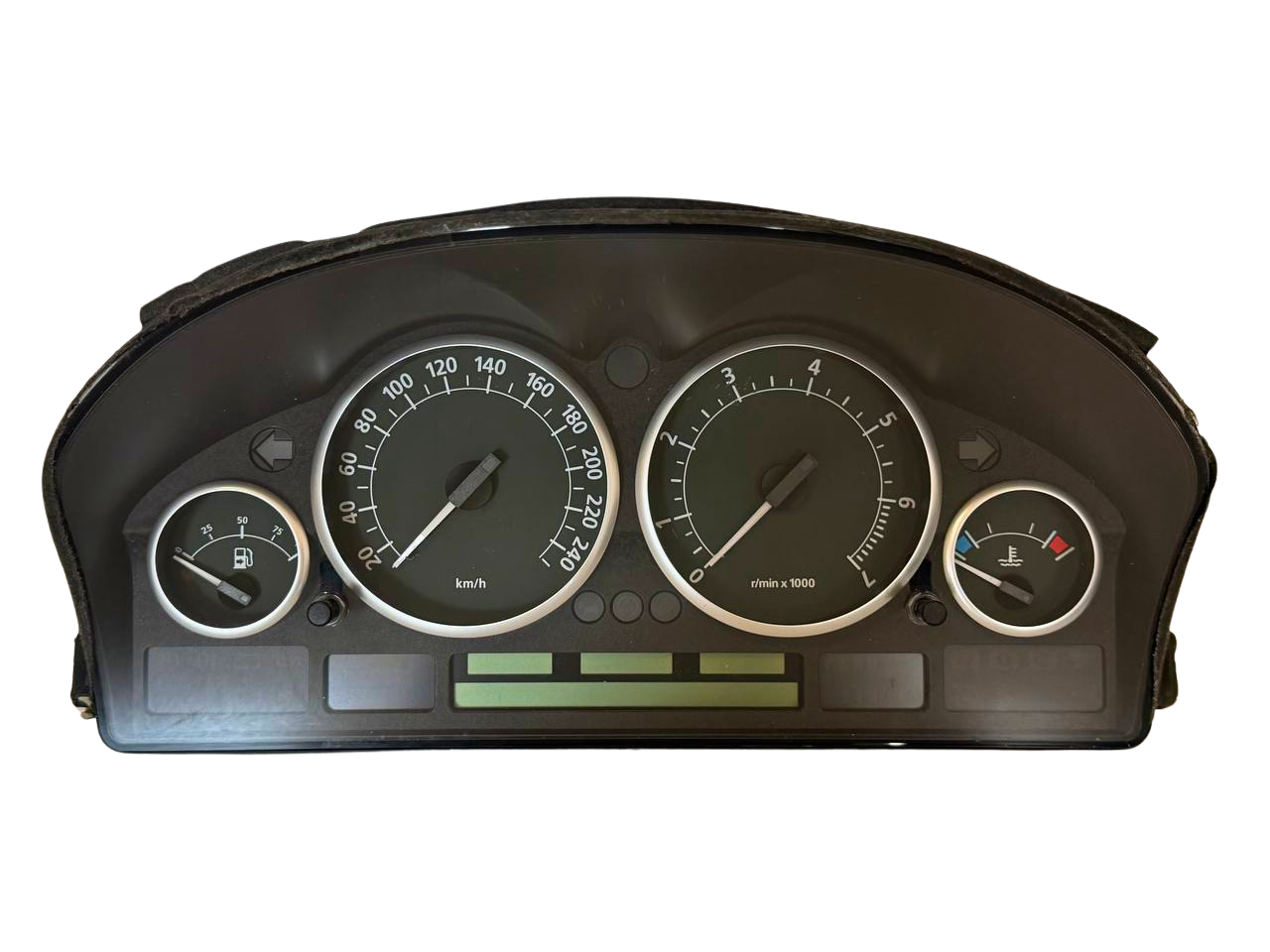 Land-Rover Range Rover LM L322 Kombiinstrument Kombiinstrument mit Pixelfehlern – Kombiinstrument defekt und reparaturbedürftig